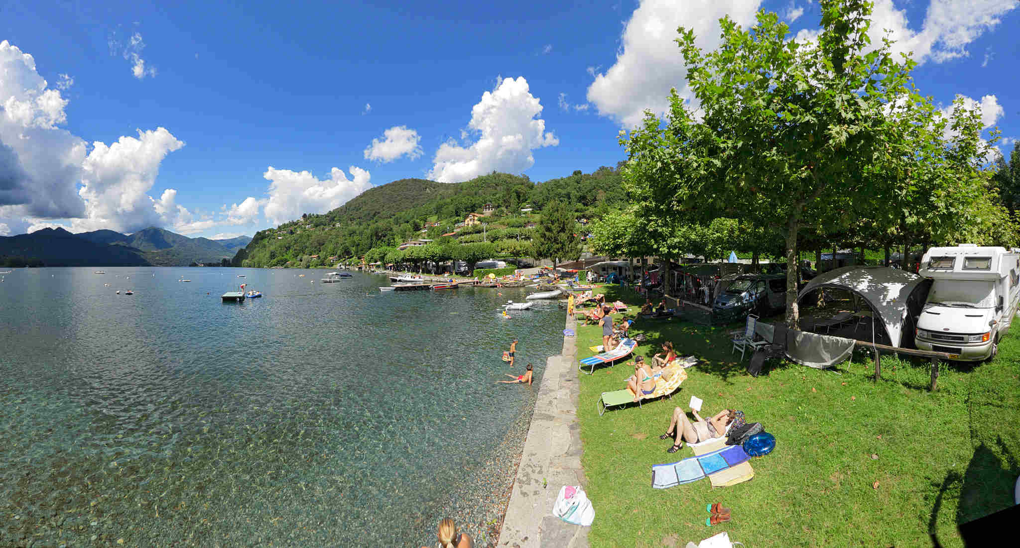 Camping Orta, Campingplatz am Ortasee in Orta San Giulio